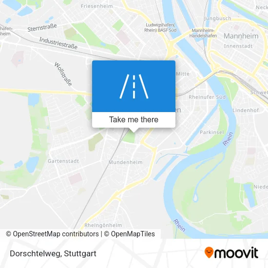 Dorschtelweg map
