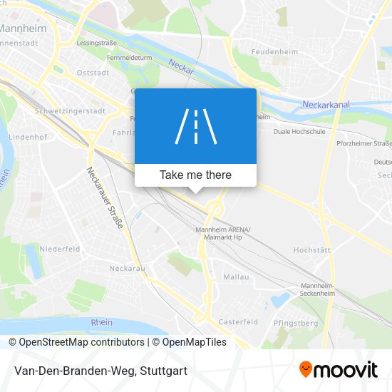 Van-Den-Branden-Weg map