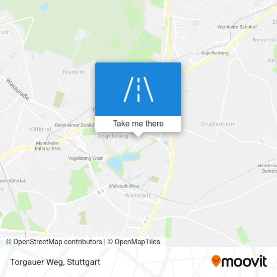Карта Torgauer Weg