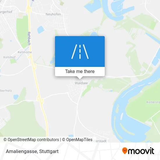 Карта Amaliengasse