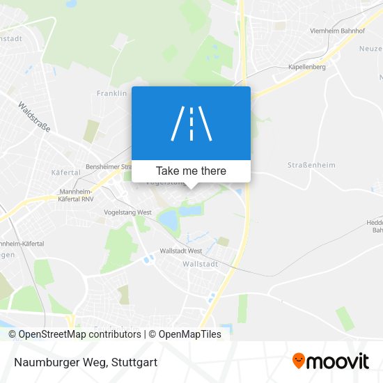 Naumburger Weg map