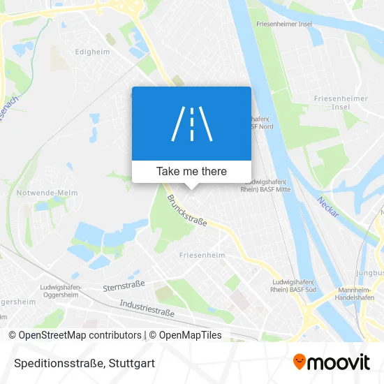 Карта Speditionsstraße