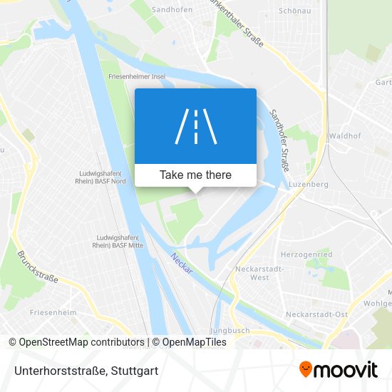 Карта Unterhorststraße