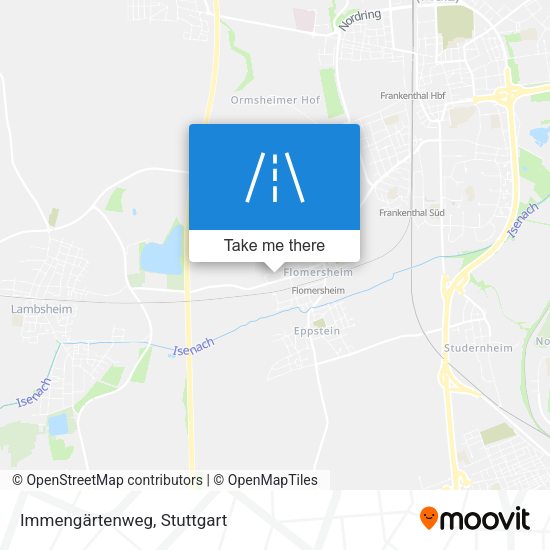 Immengärtenweg map