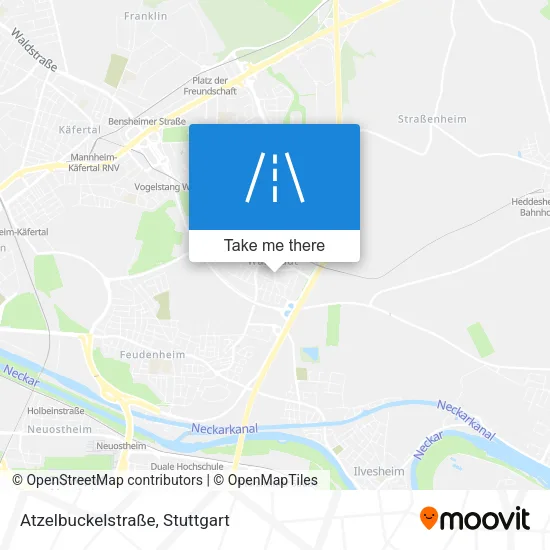 Карта Atzelbuckelstraße