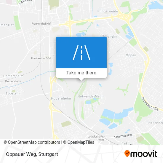 Карта Oppauer Weg