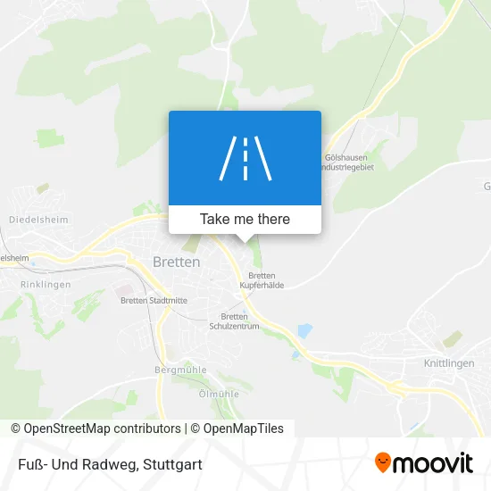 Карта Fuß- Und Radweg