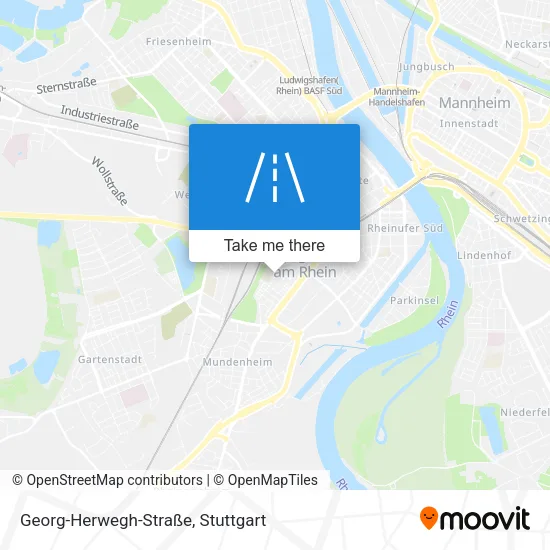 Карта Georg-Herwegh-Straße