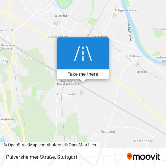 Pulversheimer Straße map