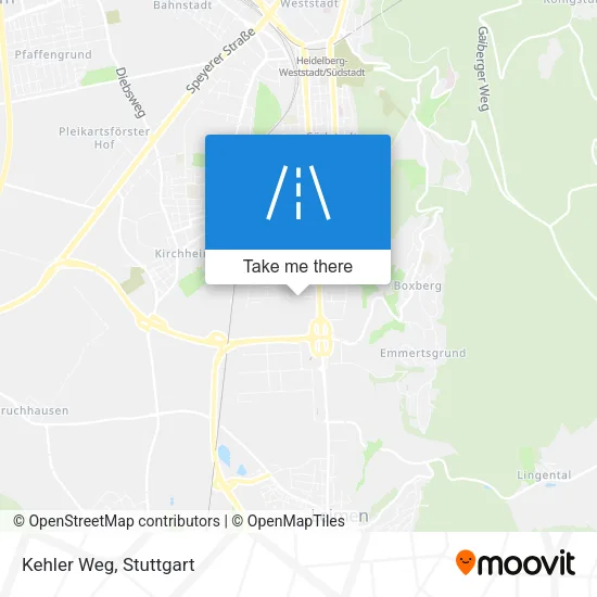 Карта Kehler Weg
