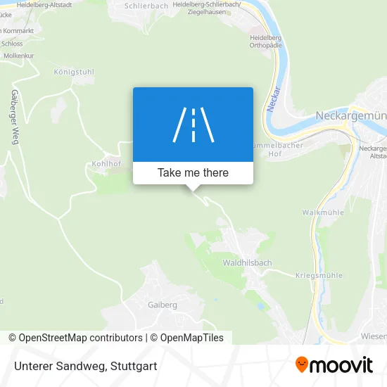 Карта Unterer Sandweg