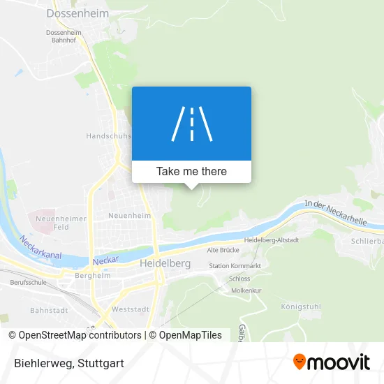 Карта Biehlerweg