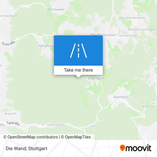 Карта Die Wand