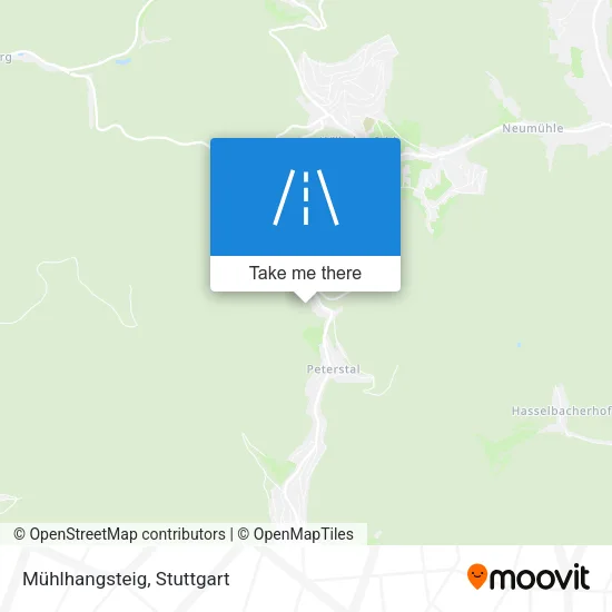 Карта Mühlhangsteig
