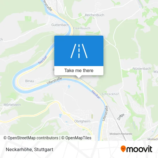 Карта Neckarhöhe