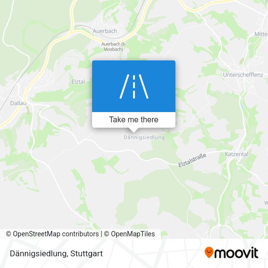 Dännigsiedlung map