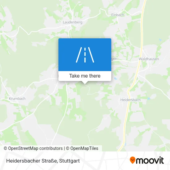 Карта Heidersbacher Straße