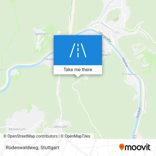 Карта Rüdenwaldweg