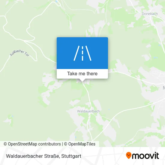 Карта Waldauerbacher Straße