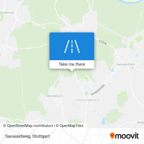 Карта Sauwaidweg