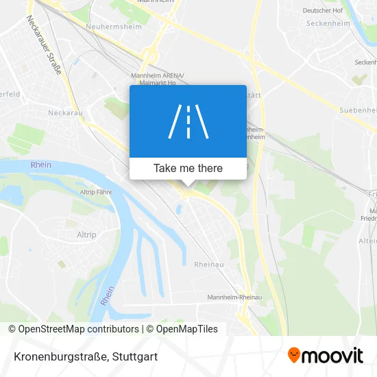 Карта Kronenburgstraße