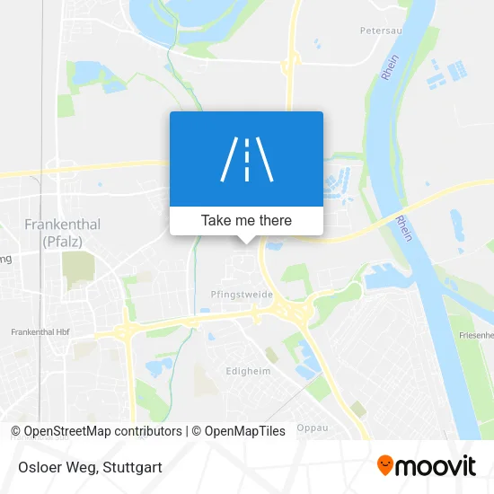 Карта Osloer Weg