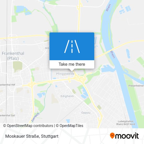 Moskauer Straße map