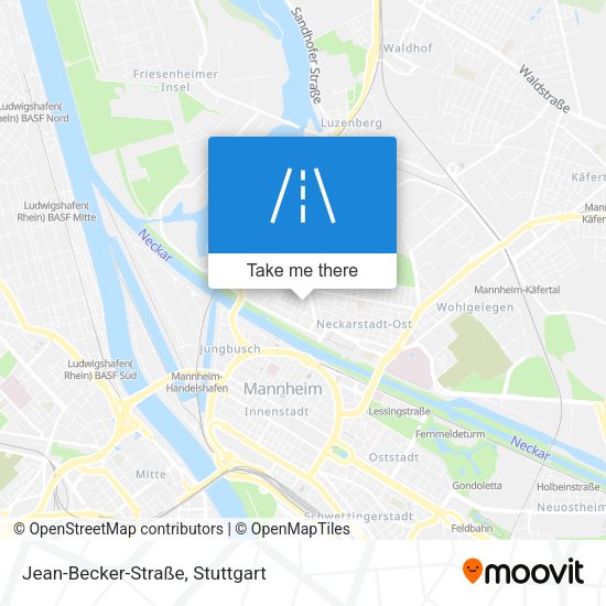 Jean-Becker-Straße map
