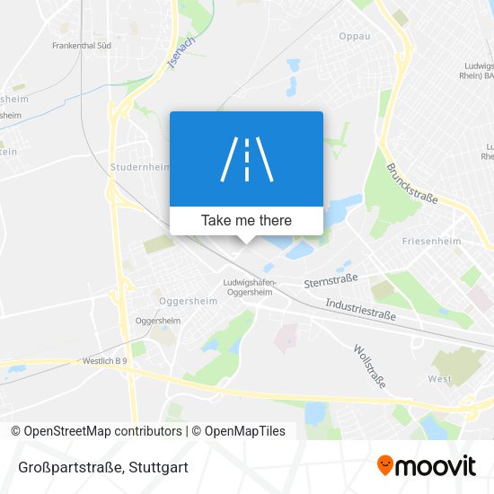 Großpartstraße map
