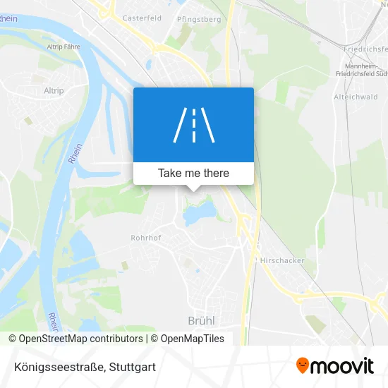 Карта Königsseestraße