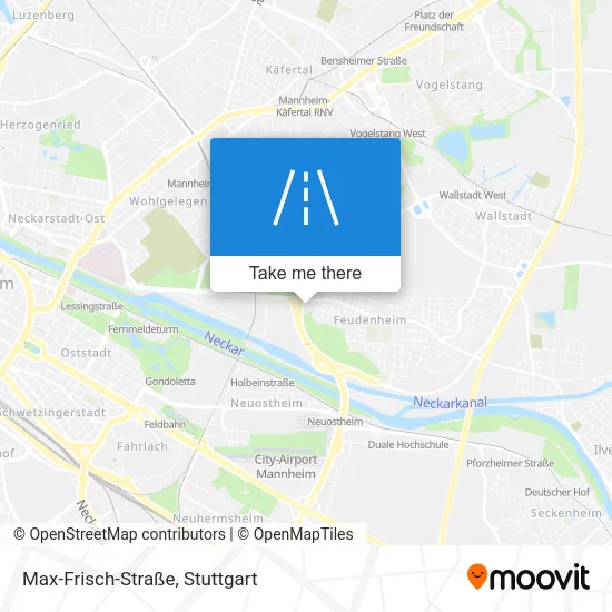 Карта Max-Frisch-Straße