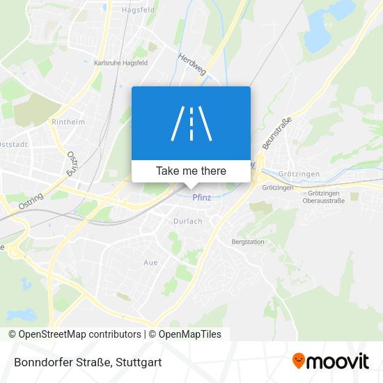 Bonndorfer Straße map