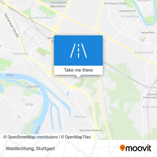 Карта Waldlichtung
