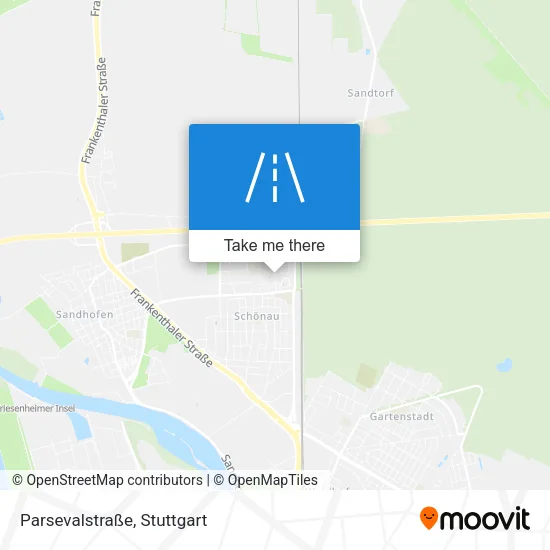 Карта Parsevalstraße