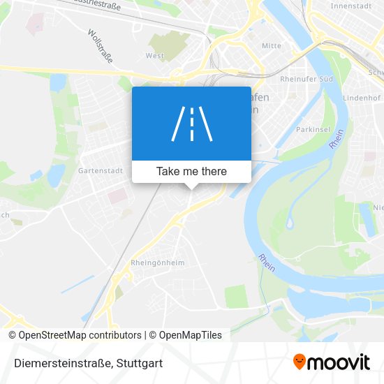 Diemersteinstraße map