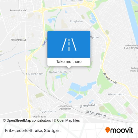Fritz-Lederle-Straße map