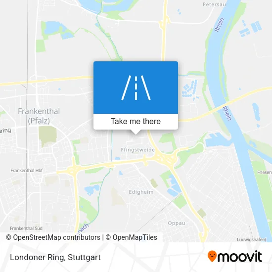 Карта Londoner Ring