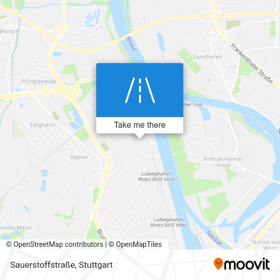 Sauerstoffstraße map