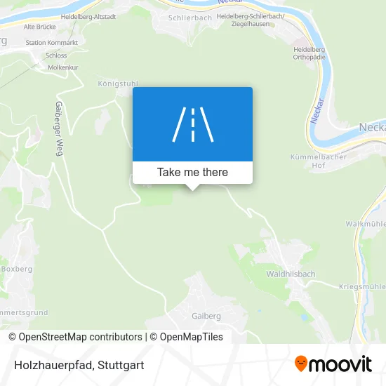Карта Holzhauerpfad