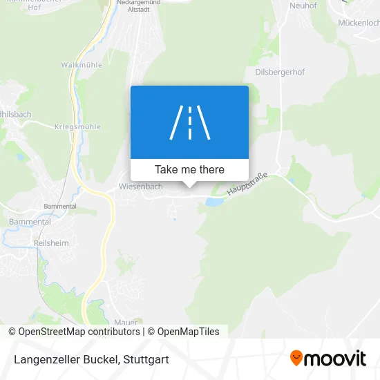 Карта Langenzeller Buckel