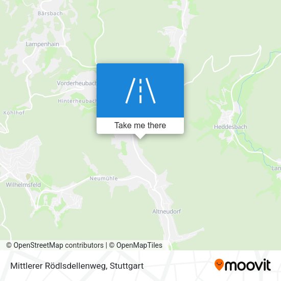 Mittlerer Rödlsdellenweg map