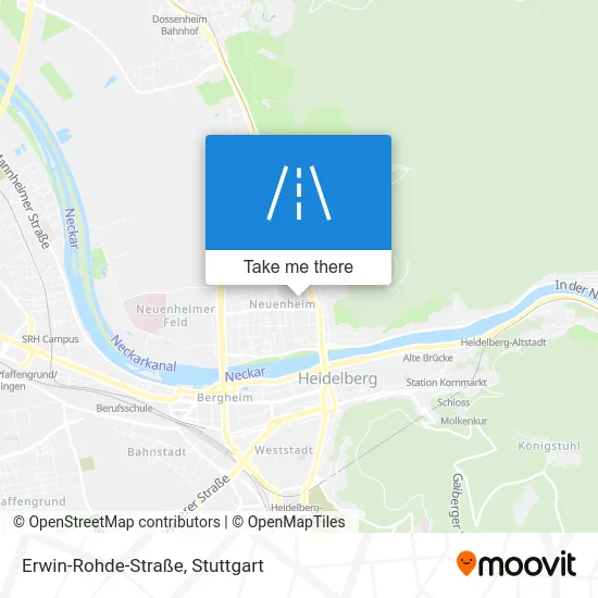 Карта Erwin-Rohde-Straße