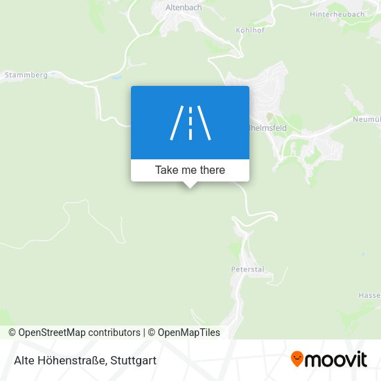 Alte Höhenstraße map