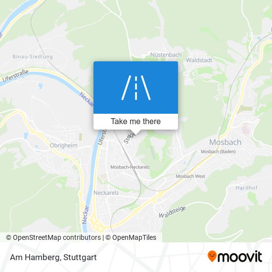 Am Hamberg map