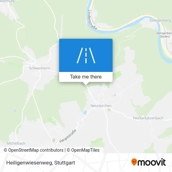 Карта Heiligenwiesenweg