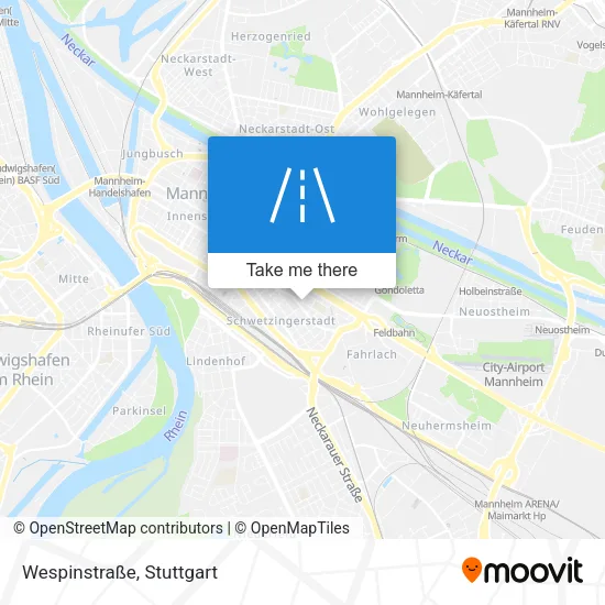 Wespinstraße map