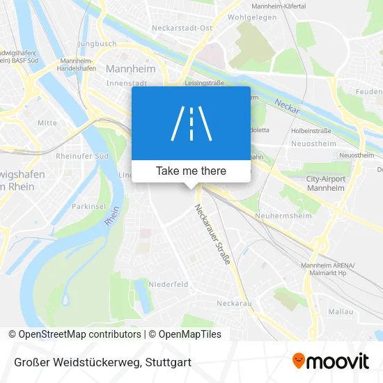 Карта Großer Weidstückerweg