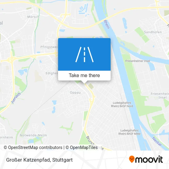 Großer Katzenpfad map
