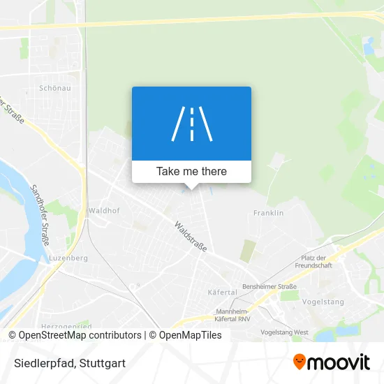 Карта Siedlerpfad