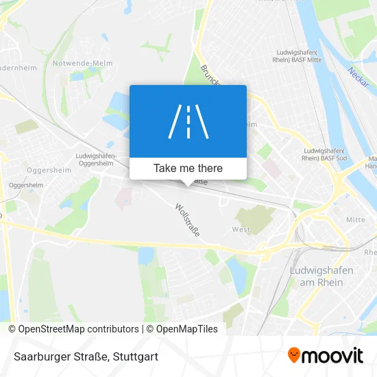 Карта Saarburger Straße